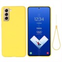Samsung Galaxy S21 FE 5G Liquid Silikondeksel Gul