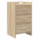  Nattbord Sonoma eik 40 x 36 x 70 cm Konstruert tre