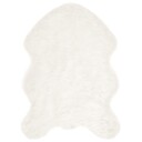  Faux Skinnmatte Tafalla Hvit 60 x 90 cm Polyester