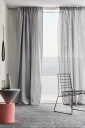 Jotex HENLEY gardin med multifunksjonsbånd 2-pk Lys blågrå 1616063-14-250 1616063-14-300
