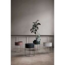 ferm LIVING Plant Box Rund lysegrå