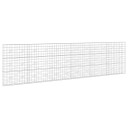 vidaXL Gabion med 3,5 mm tråd og 10x10 cm nett 600x20x150 cm