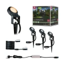 Paulmann - Plug & Shine 3 LED Hage Lampe Sting Insect-friendly IP67 Anthracite