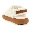 Moon Boot Mb Shearling Sandal   White   40
