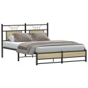  Sengeramme uten madrass sonoma eik 140x190 cm konstruert tre 4106962