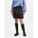 Selected Femme New Ibi Mw Leather Skirt - Black 42
