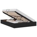 vidaXL Ottoman sengeramme med lagring Svart 140 x 190 cm stoff