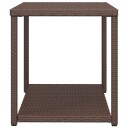 vidaXL Sidebord brun 55x45x49 cm polyrotting