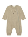 Minymo Suit Ls Fleece Beige 68