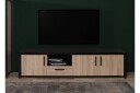 Konitsa Tv-benk 210 cm - Brun/Svart
