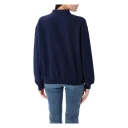 Polo Ralph Lauren Polo-Collar Fleece Pullover - Navy - XS