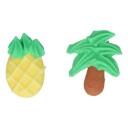 Spiselig Kakepynt Ananas Og Palmetre Pk/12 | Slikkepott.No