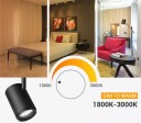Nordic ProLine Spot 12W Warmdim Sort