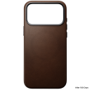 Nomad Traditional Leather Case i Brun for iPhone 17 Pro Max/18 Pro Max med MagSafe