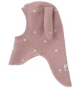 Huttelihut Balaclava Ull med Kaninører 2-lags Deauville Mauve 2-4 år