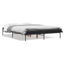  Sengeramme svart 135x190 cm konstruert tre og metall 8721012985674