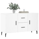 vidaXL Skjenk hvit 100x36x60 cm konstruert tre