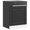 Oppvaskmaskin panel Kalmar svart 60x1,5x67 cm konstruert tre 8721158420046