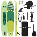  SUP-brett med sete 2-i-1 POSEIDON 305 x 76 x 15 cm Grønn for