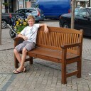 Hagebenk Eden Wood Kattvik 3-seter Brun