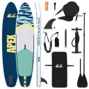  SUP-brett med sete 2-i-1 APEX 305 x 76 x 15 cm Blå for