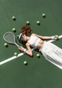 On the Tennis Court Plakat Plakat / 100x150cm