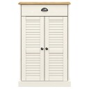 vidaXL Skoskap VIGO hvit 60x35x96 cm heltre furu