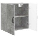 vidaXL Vegghengt skap Betonggrå 59 x 31 x 60 cm Konstruert tre