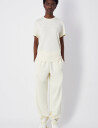Champion Elastic Cuff Pants - Cream - XS