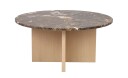 Rowico Home Brooksville sofabord Brun marmor/hvitpigmentert eik 90 cm Brun