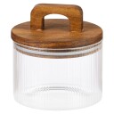 Oppbevaringskrukke med akasialokk 10x11cm - Original