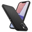 Spigen Liquid Air Etui for iPhone 13 Mini - Matt Svart Mobildeksel