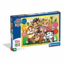 Clementoni Puslespill   104 brikker   Paw Patrol