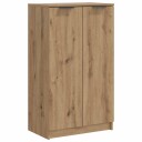 vidaXL Skoskap artisan eik 59x35x100,5 cm konstruert tre