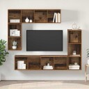  TV benksett 4 pcs Gammelt tre 37 x 37 x 142.5 cm Konstruert tre