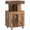 vidaXL Barvogn Eiketre 50 x 41 x 89 cm Konstruert tre