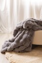 KMCarpets Bubble Pledd 130x170 Grå