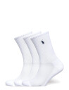 Polo Ralph Lauren Cushioned Sport Crew Sock 3-Pack - White - ONE SIZE