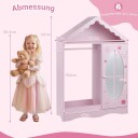 Barnegarderobe med speil – Pink House Design