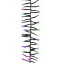 vidaXL LED-strenglys med 2000 lysdioder pastell fargerik 17 m PVC