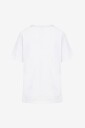Coster Copenhagen   T skjorte T shirt with beaded heart patch   Mid sleeve   Hvit