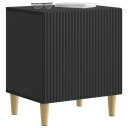  Nattbordskap 2 pcs Svart 43 x 34,5 x 50 cm Konstruert tre