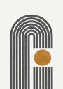 Sunset Curves Plakat / 70x100cm