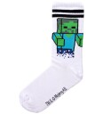 Name It Sokker - 3-pack - Minecraft - NkmNihat - Bright White/1 - Name It - 31/33 - Sokker Blå Brun Grønn Hvit - 31-33