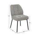 Stol HOME4YOU Zaylen Beige - Beige