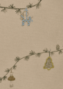 Kähler   Hammershøi Christmas duk 150x220 cm sand