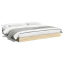  Sengeramme sonoma eik 180x200 cm konstruert tre 8721102598630