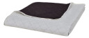 vidaXL Tosidig vattert sengeteppe Beige/brun 220 x 240 cm