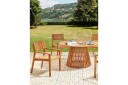 Matstol Beliani Agello set om 2 Light wood  