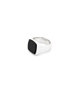 Tom Wood Jewellery The Cushion Black Onyx Ring Sølv  female 56